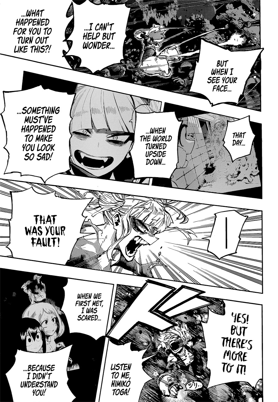 Boku no Hero Academia Chapter 393 page 11 - Chapter 393: A Girl's Ego