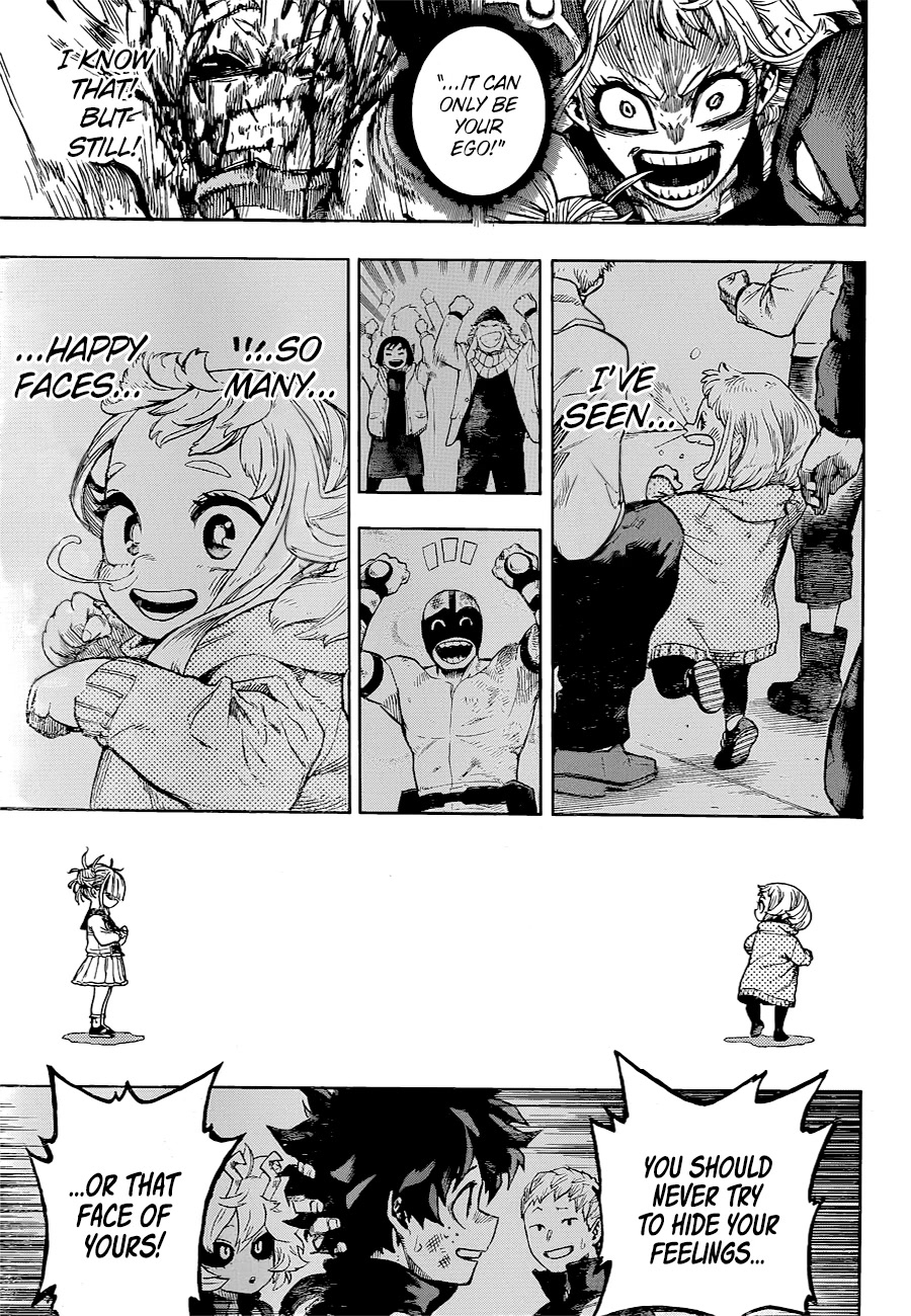 Boku no Hero Academia Chapter 393 page 13 - Chapter 393: A Girl's Ego