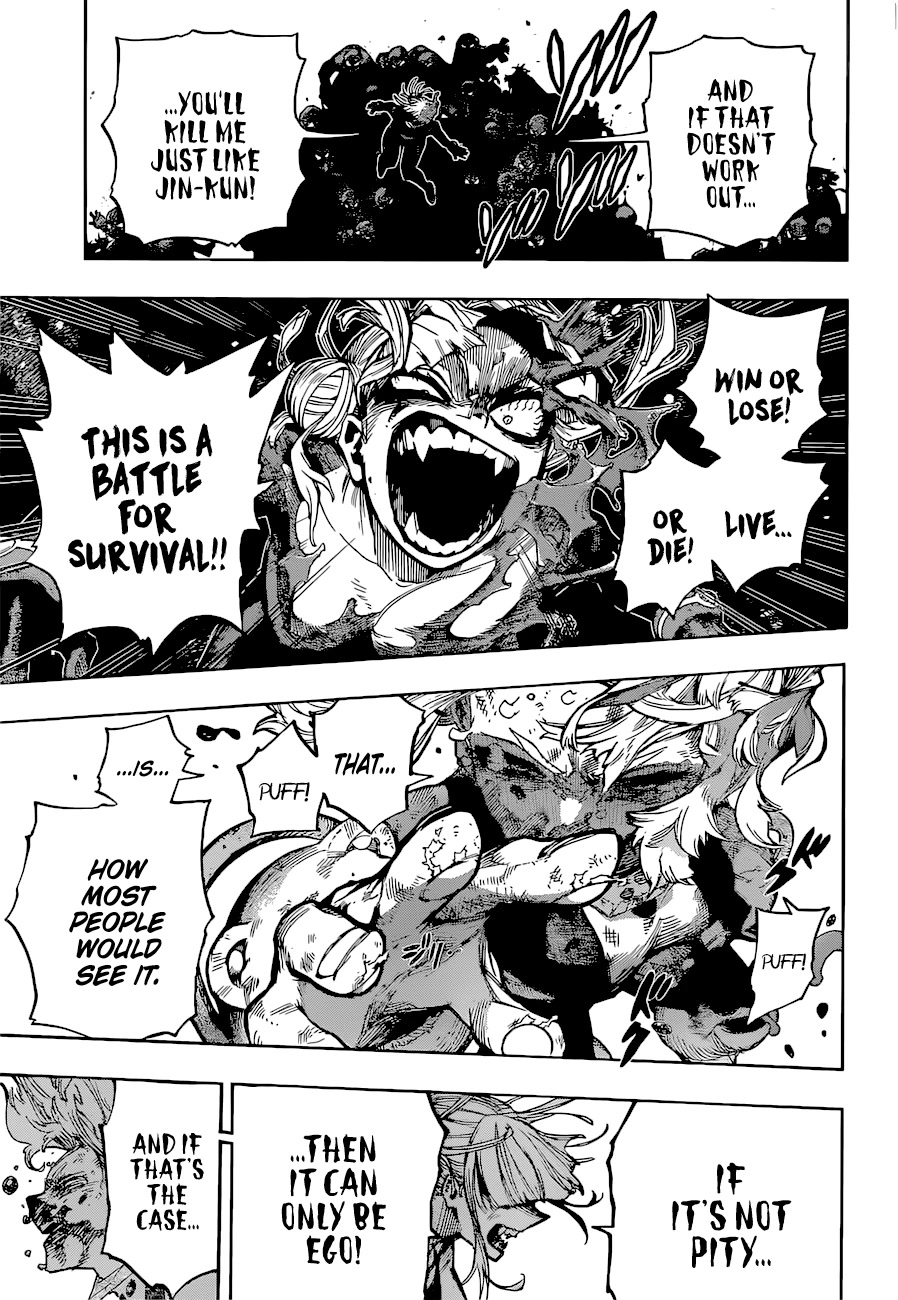 Boku no Hero Academia Chapter 393 page 6 - Chapter 393: A Girl's Ego