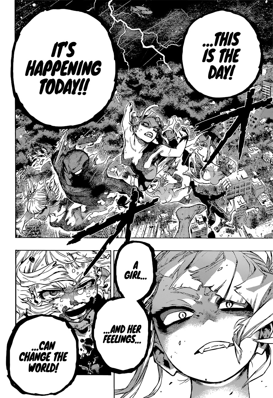 Boku no Hero Academia Chapter 393 page 8 - Chapter 393: A Girl's Ego