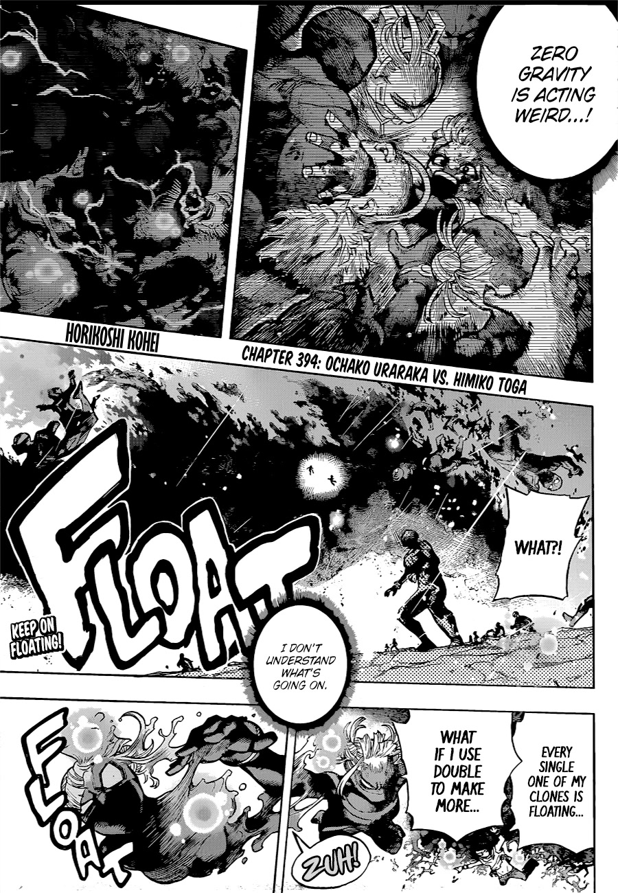 Boku no Hero Academia Chapter 394 page 3 - Chapter 394: Ochako Uraraka vs. Himiko Toga