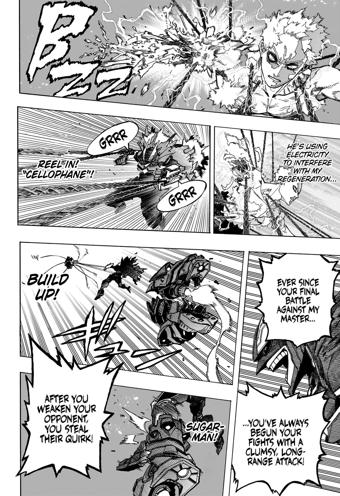 Boku no Hero Academia Chapter 396 page 12 - Chapter 396: A Quirkless Fight
