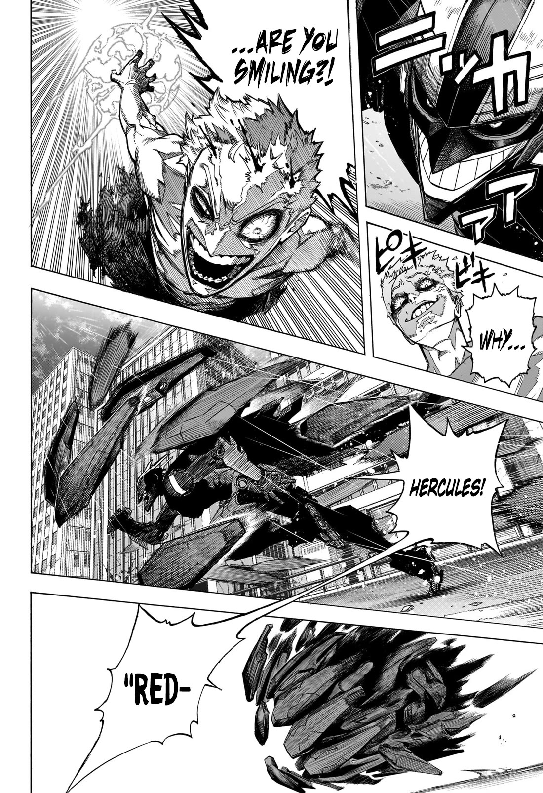 Boku no Hero Academia Chapter 396 page 8 - Chapter 396: A Quirkless Fight