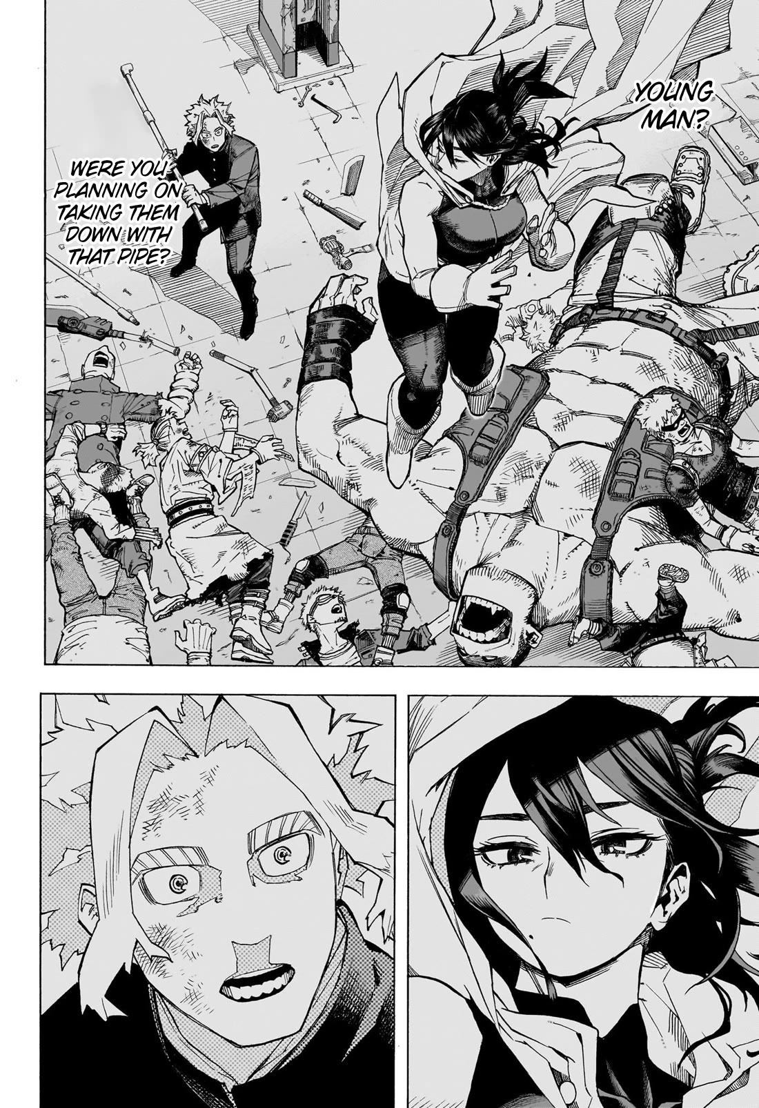 Boku no Hero Academia Chapter 397 page 7 - Chapter 397: Taking out the Trash