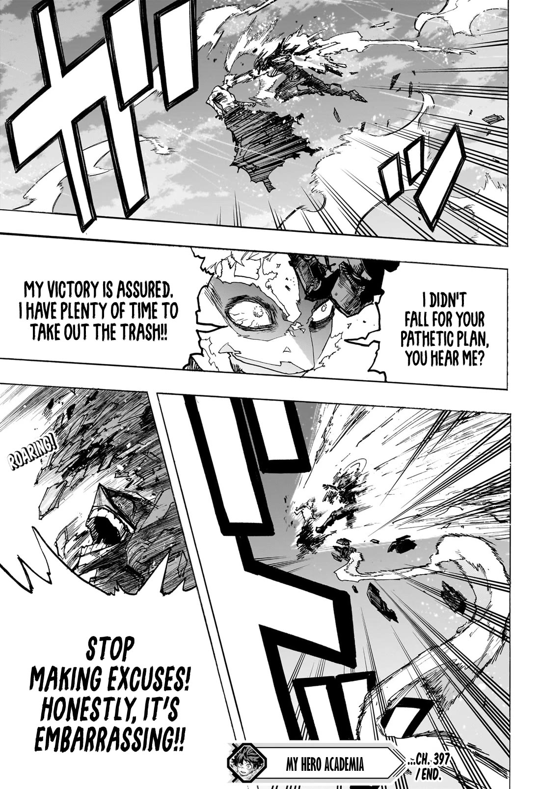 Boku no Hero Academia Chapter 397 page 8 - Chapter 397: Taking out the Trash