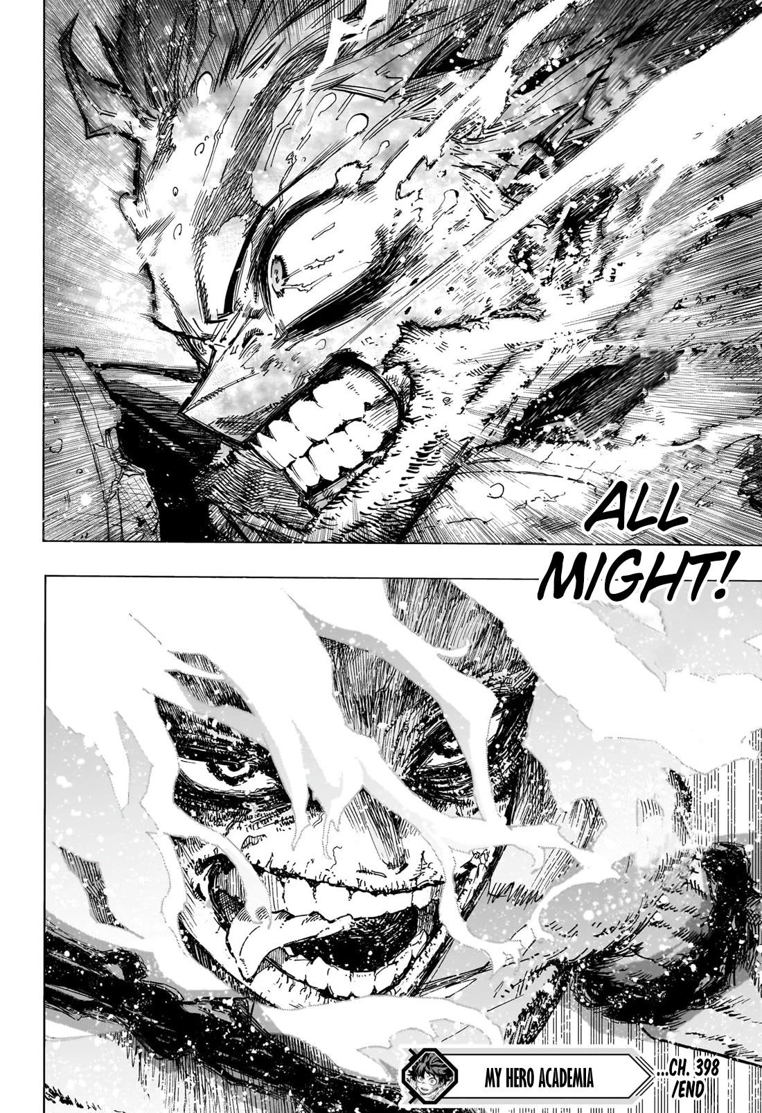 Boku no Hero Academia Chapter 398 page 14 - Chapter 398: Toshinori Yagi: Rising Origin