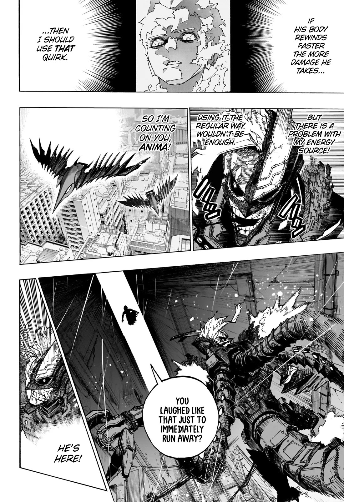 Boku no Hero Academia Chapter 399 page 3 - Chapter 399: Organic Alternating Current Lamp