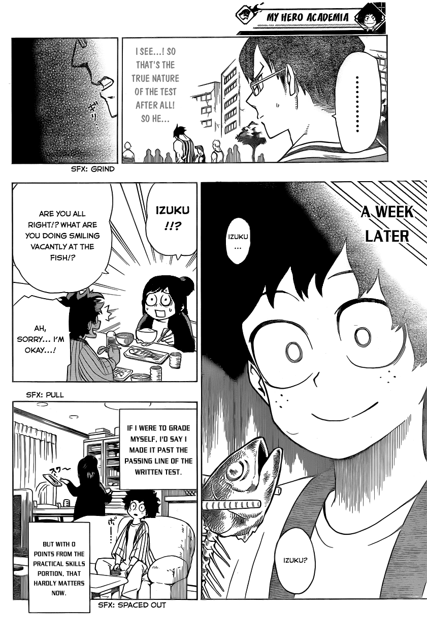 Boku no Hero Academia Chapter 4 page 10 - Chapter 4: The Starting Line