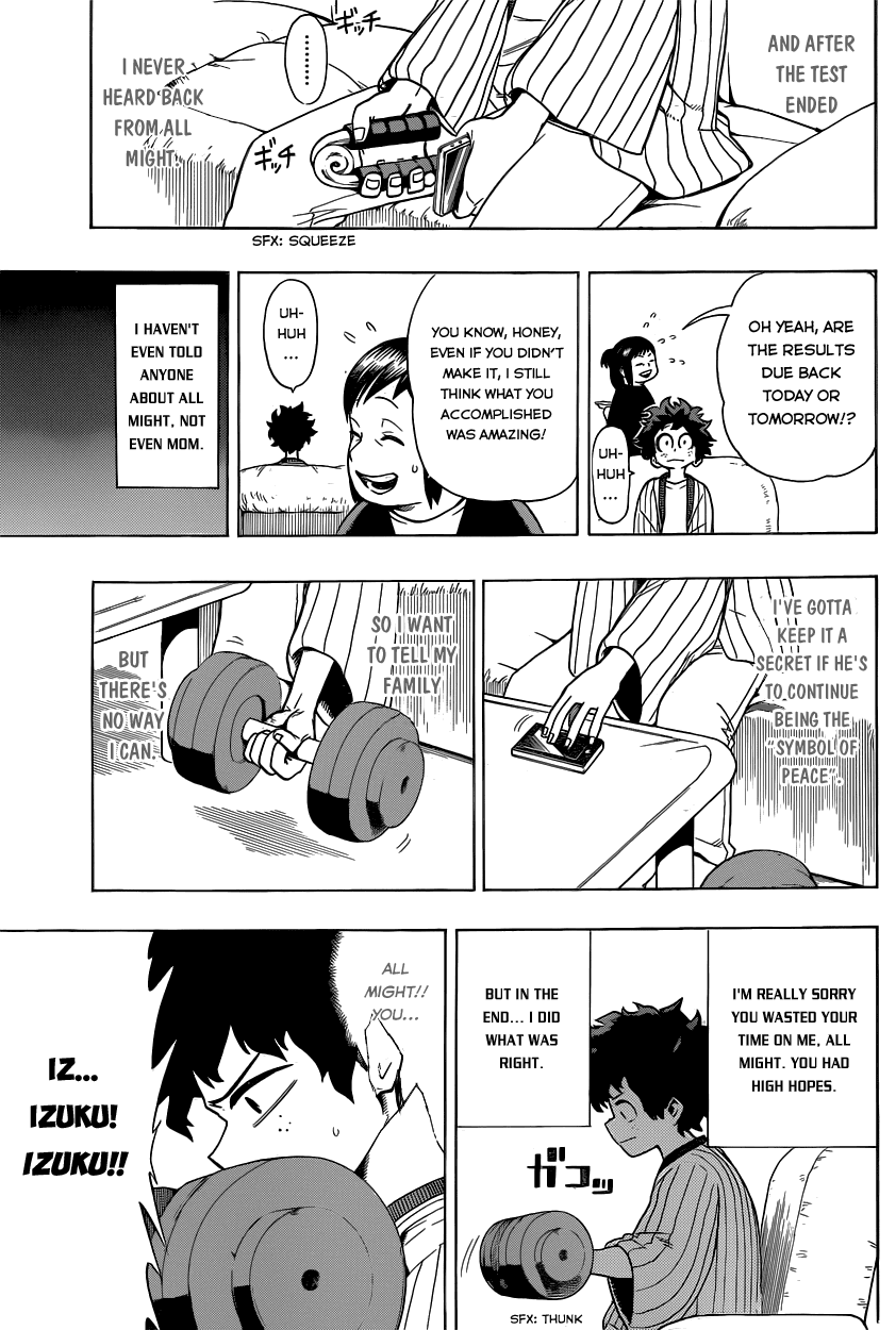Boku no Hero Academia Chapter 4 page 11 - Chapter 4: The Starting Line