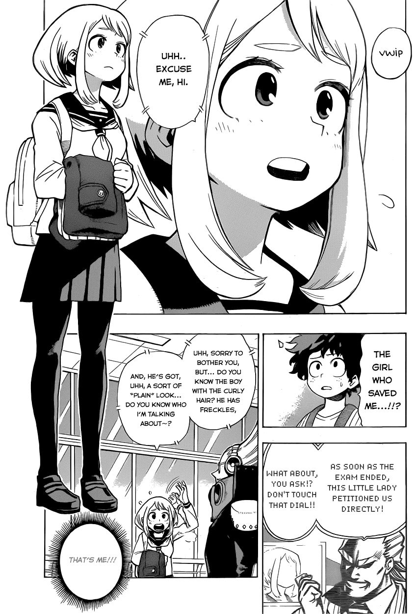 Boku no Hero Academia Chapter 4 page 15 - Chapter 4: The Starting Line