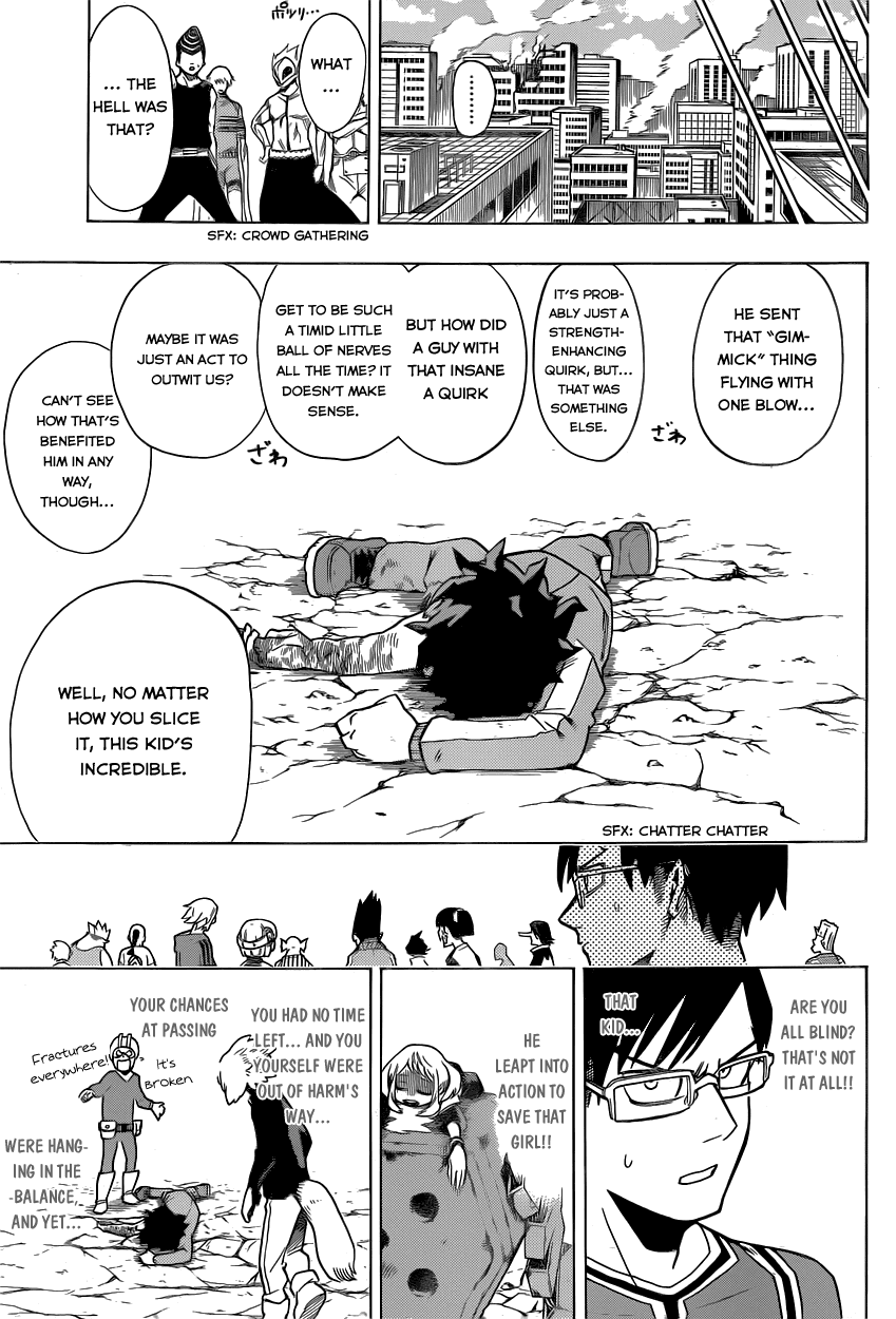 Boku no Hero Academia Chapter 4 page 7 - Chapter 4: The Starting Line