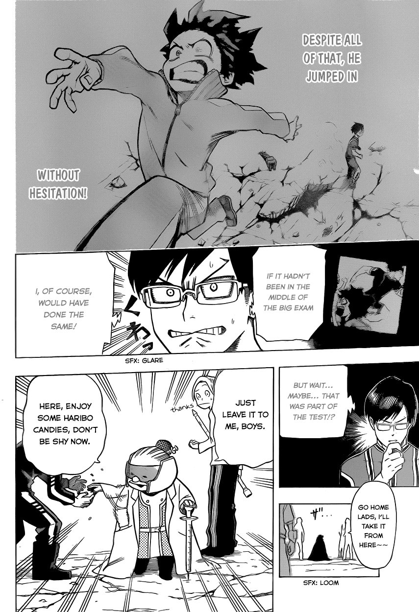 Boku no Hero Academia Chapter 4 page 8 - Chapter 4: The Starting Line