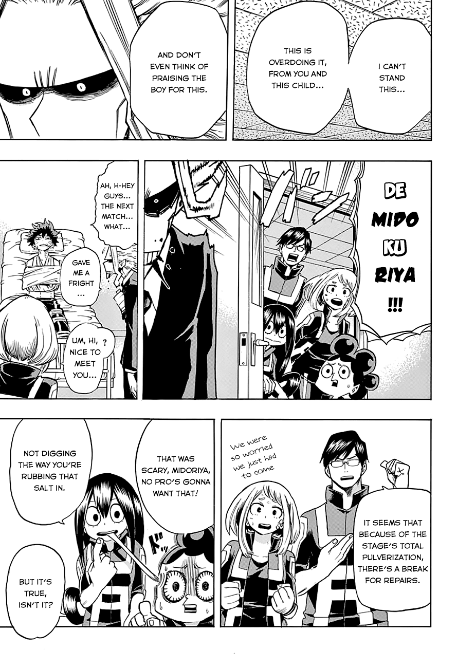 Boku no Hero Academia Chapter 40 page 15 - Chapter 40: Filial Independence