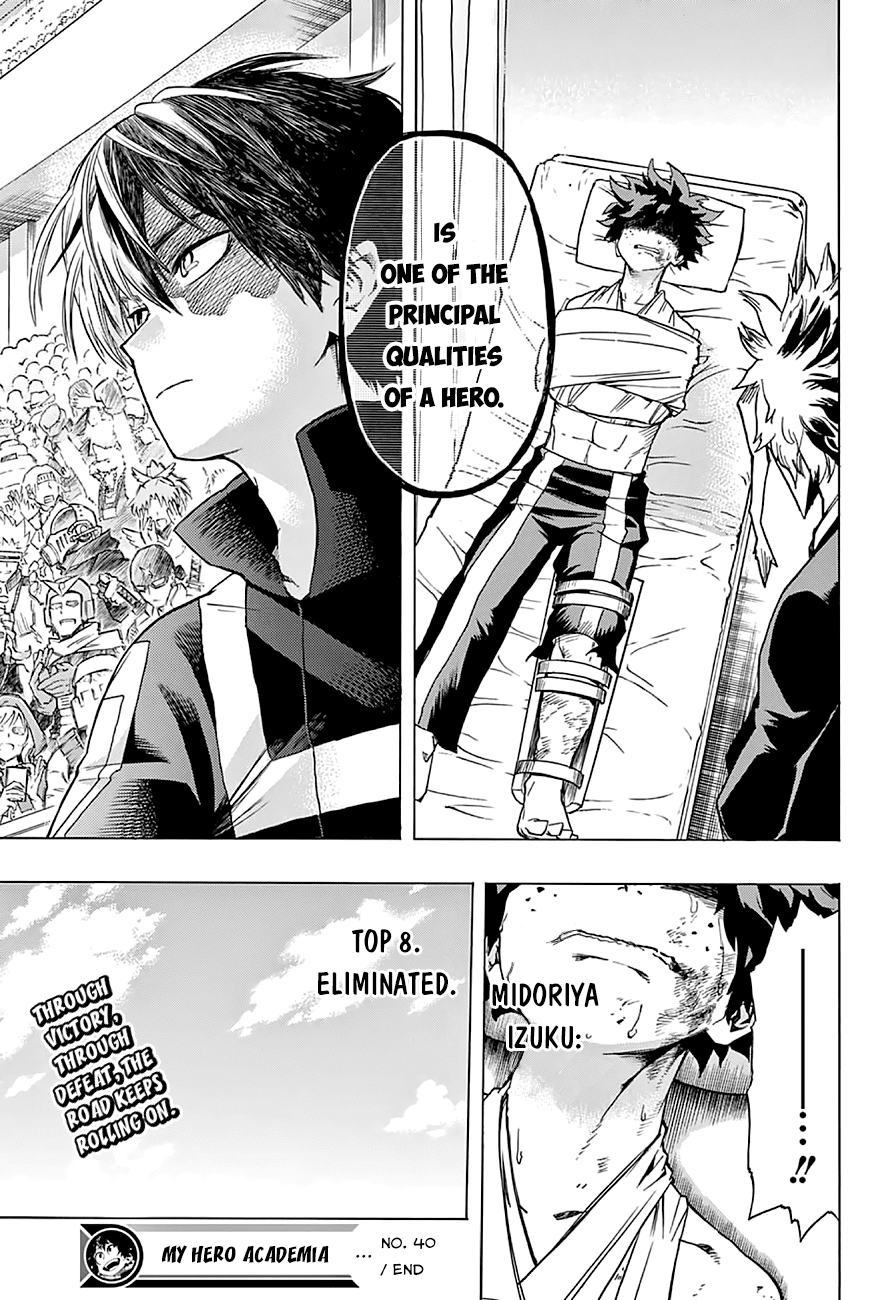 Boku no Hero Academia Chapter 40 page 19 - Chapter 40: Filial Independence