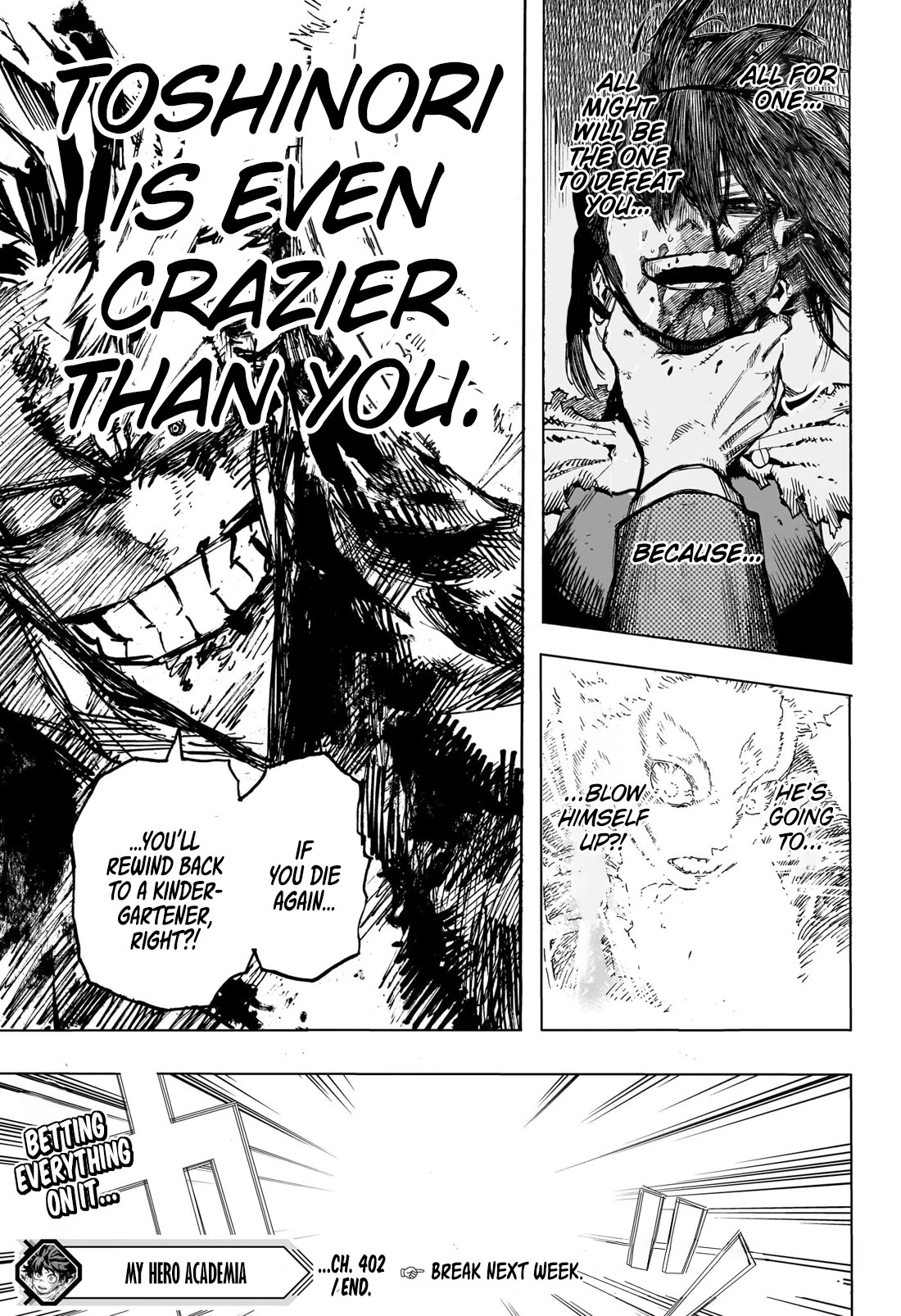 Boku no Hero Academia Chapter 402 page 16 - Chapter 402: The Tearful Days