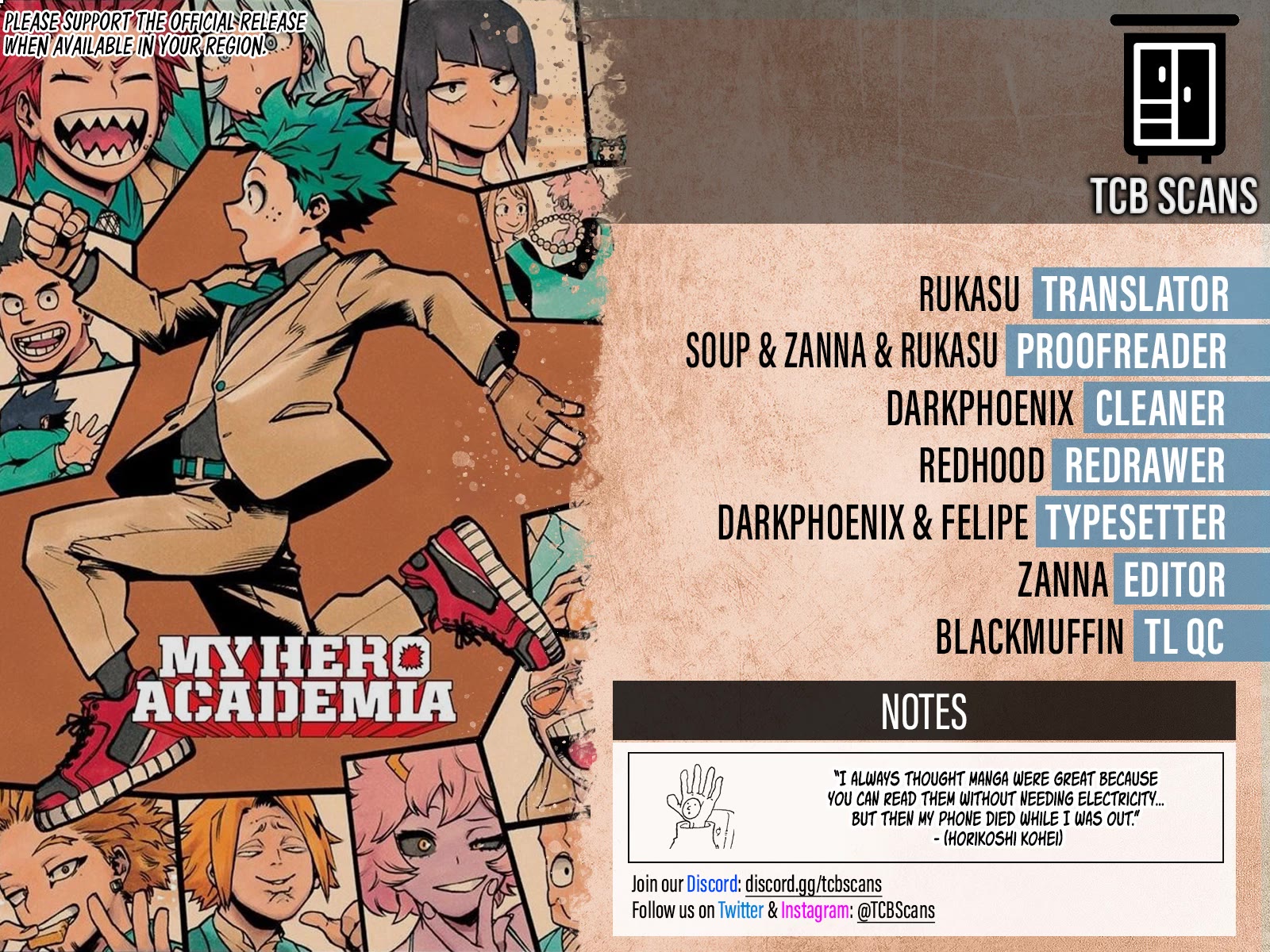 Boku no Hero Academia Chapter 402 page 2 - Chapter 402: The Tearful Days