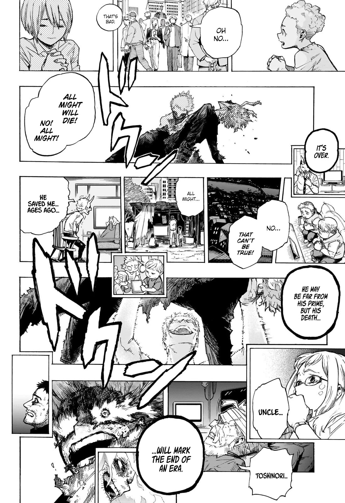 Boku no Hero Academia Chapter 403 page 11 - Chapter 403: The End of an Era, and...