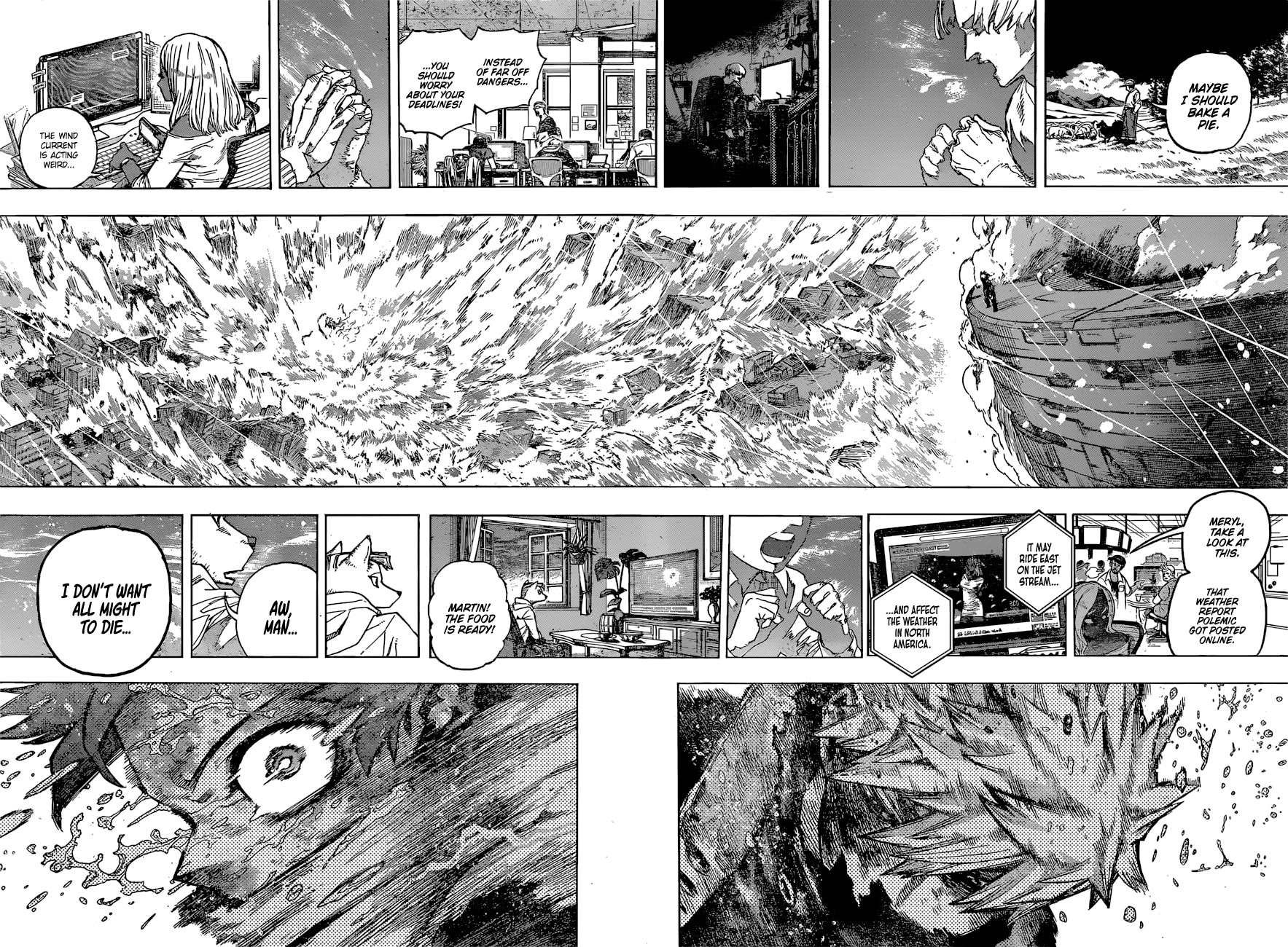 Boku no Hero Academia Chapter 404 page 3 - Chapter 404: We love you, All Might!!