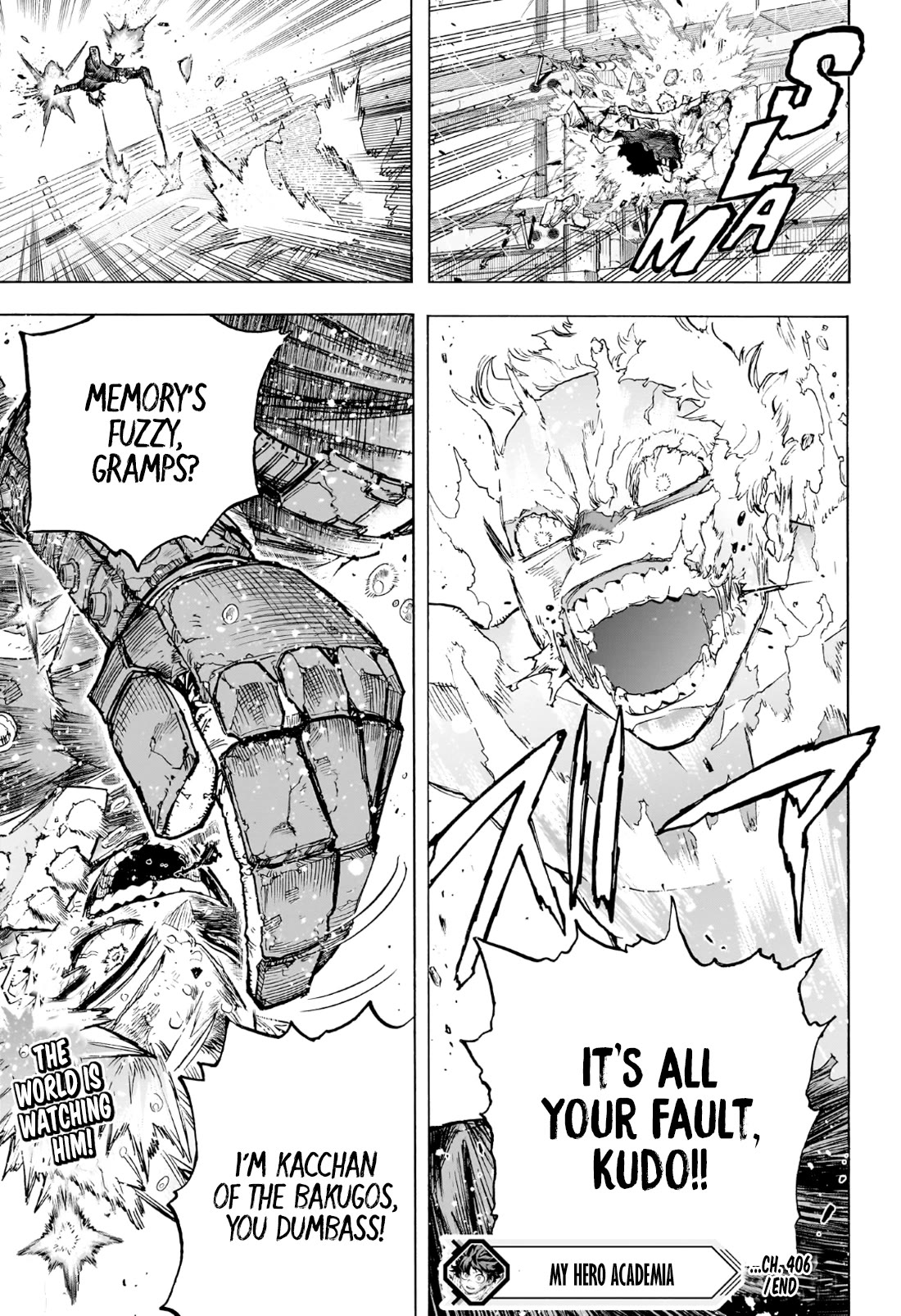 Boku no Hero Academia Chapter 406 page 16 - Chapter 406: Understand your own quirk!!