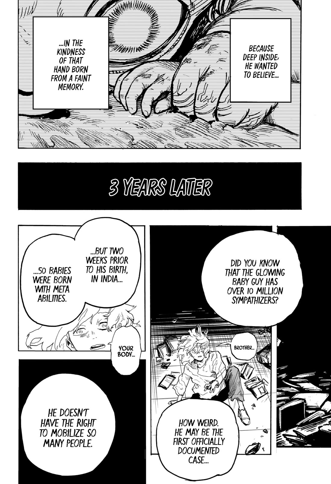 Boku no Hero Academia Chapter 407 page 11 - Chapter 407: Paranormal Orphan