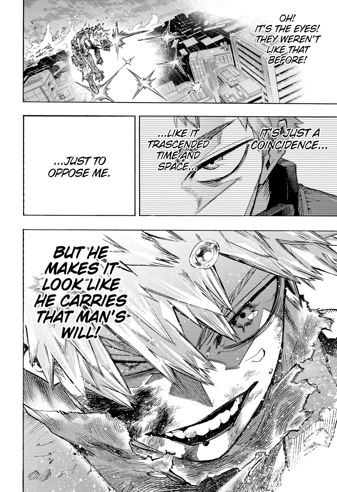 Boku no Hero Academia Chapter 408 page 10 - Chapter 408: Eyes Full of Determination!!
