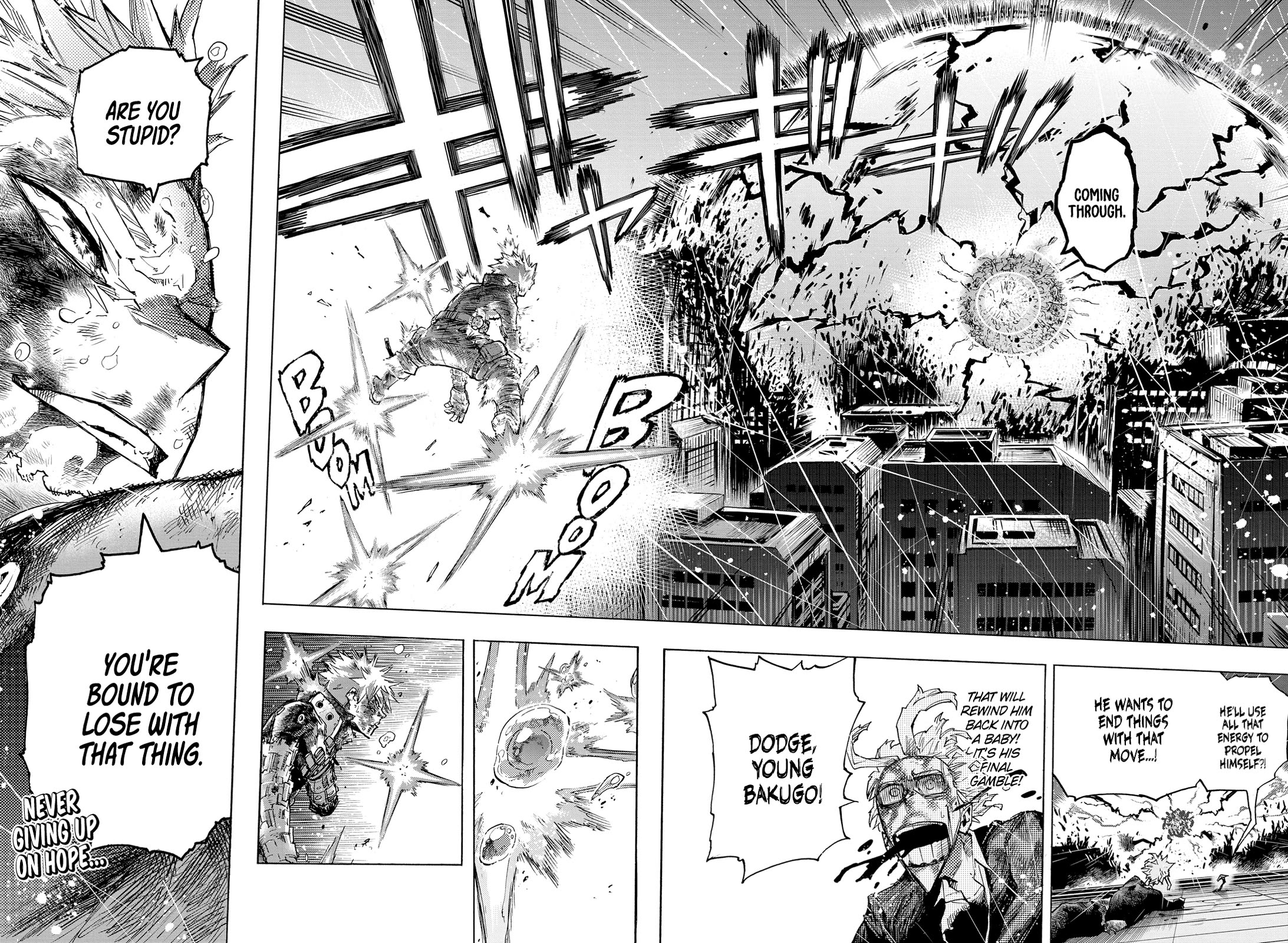 Boku no Hero Academia Chapter 408 page 13 - Chapter 408: Eyes Full of Determination!!