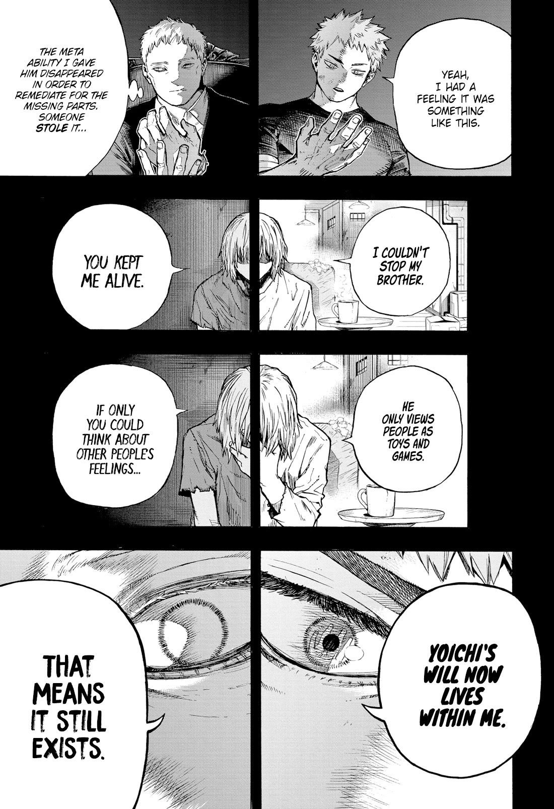 Boku no Hero Academia Chapter 408 page 6 - Chapter 408: Eyes Full of Determination!!