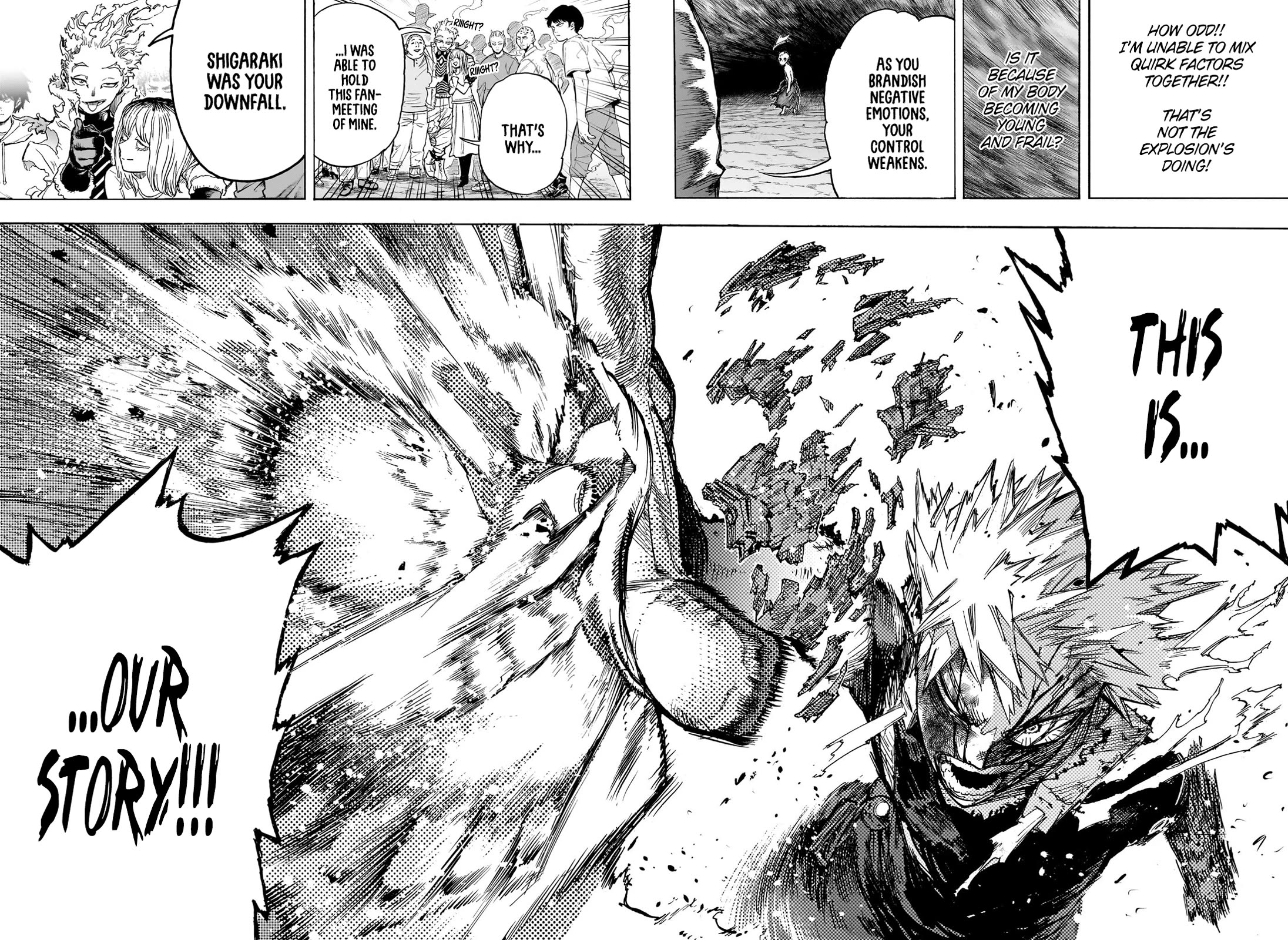 Boku no Hero Academia Chapter 409 page 10 - Chapter 409: Quirk!! Explosion!!
