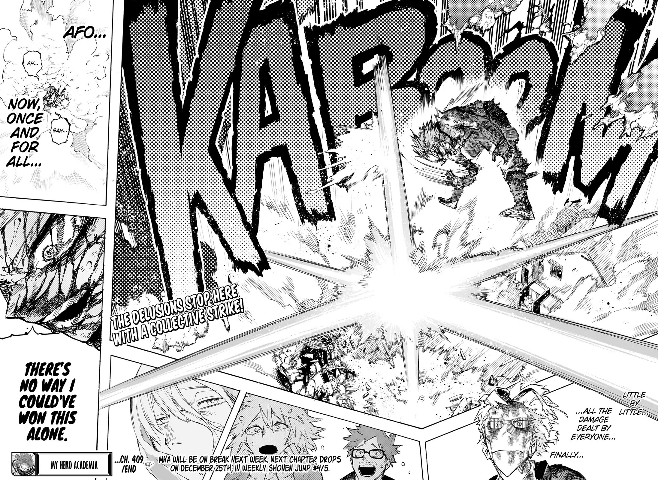 Boku no Hero Academia Chapter 409 page 11 - Chapter 409: Quirk!! Explosion!!