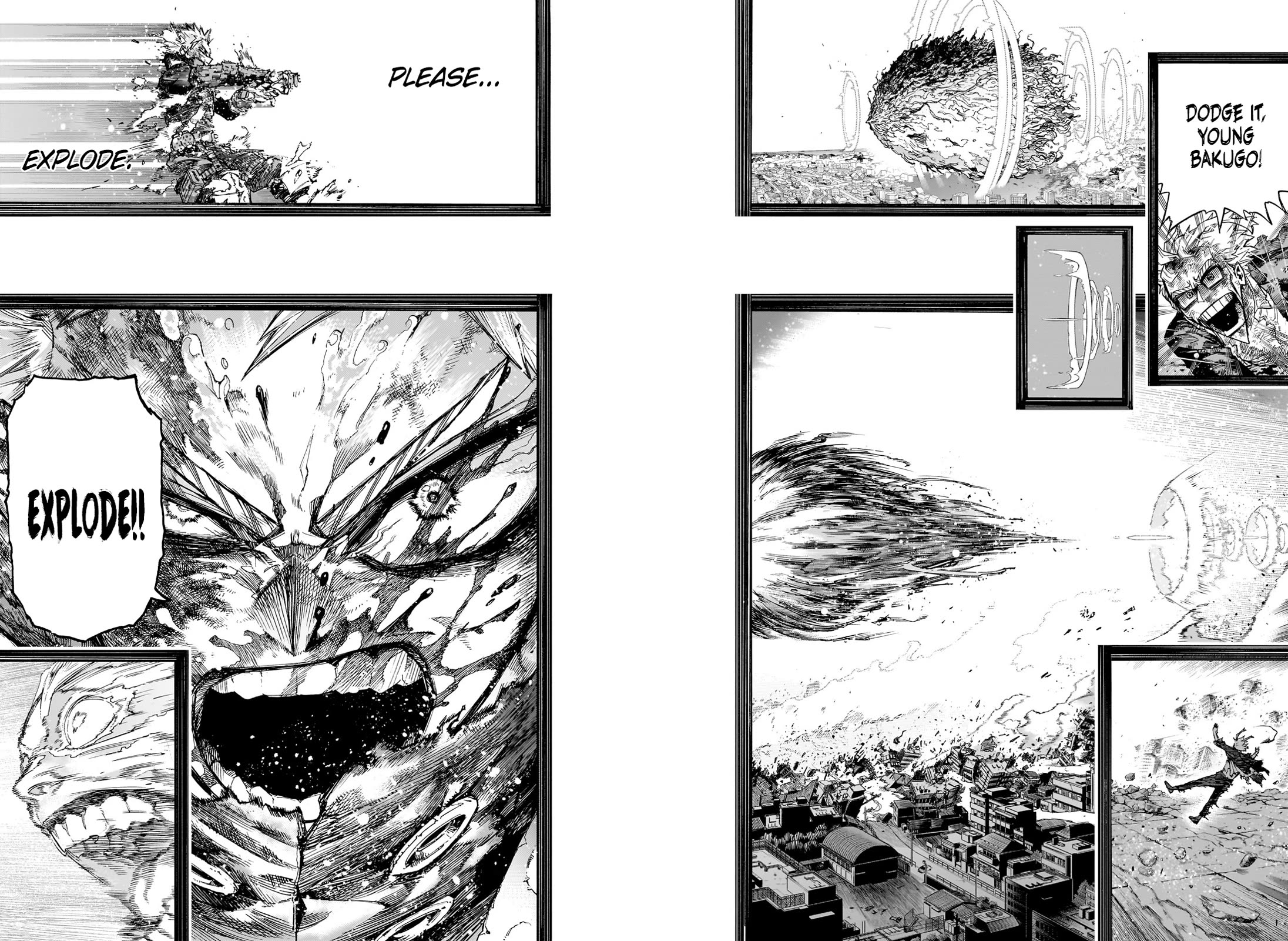 Boku no Hero Academia Chapter 409 page 3 - Chapter 409: Quirk!! Explosion!!