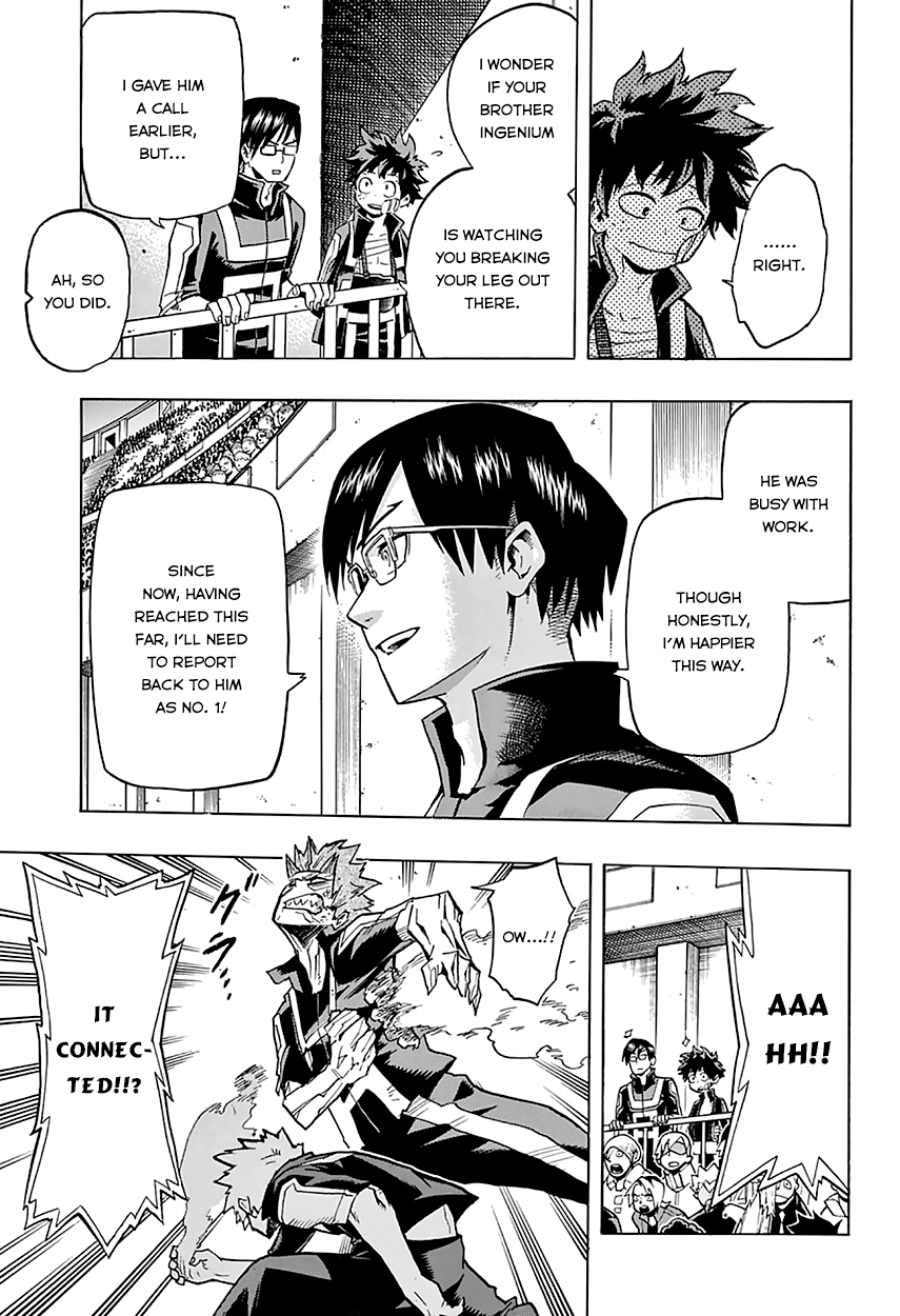 Boku no Hero Academia Chapter 41 page 11 - Chapter 41: Fight, Iida, Fight!