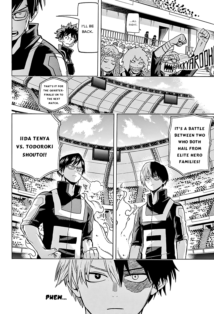 Boku no Hero Academia Chapter 41 page 14 - Chapter 41: Fight, Iida, Fight!