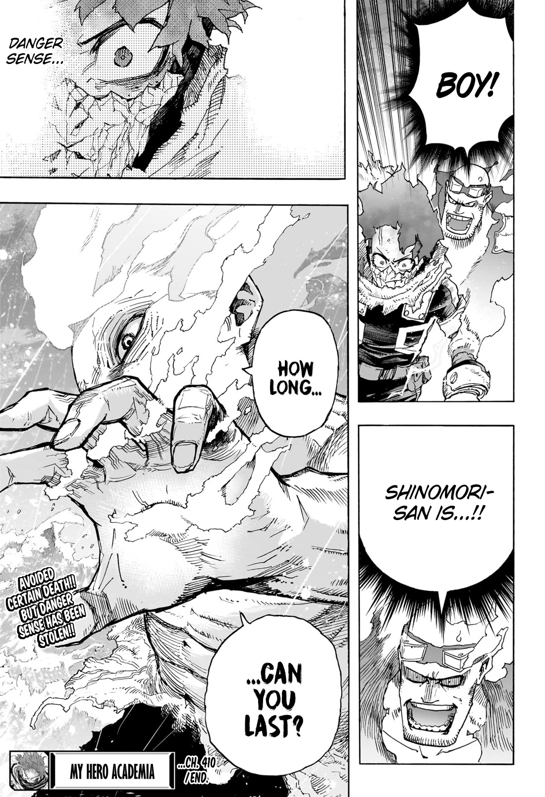 Boku no Hero Academia Chapter 410 page 16 - Chapter 410: Farewell! All For One
