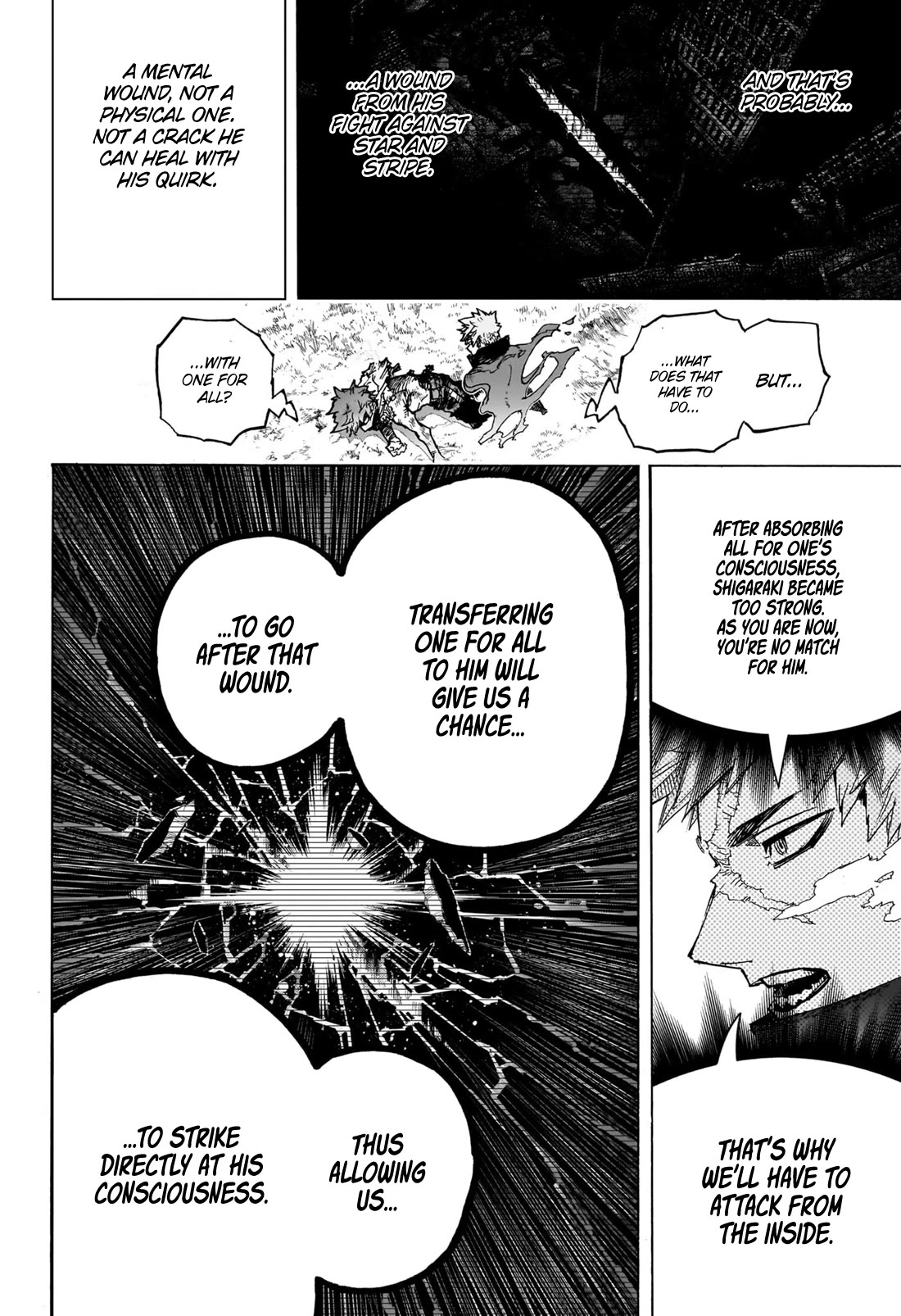 Boku no Hero Academia Chapter 413 page 9 - Chapter 413: Lump of Lead