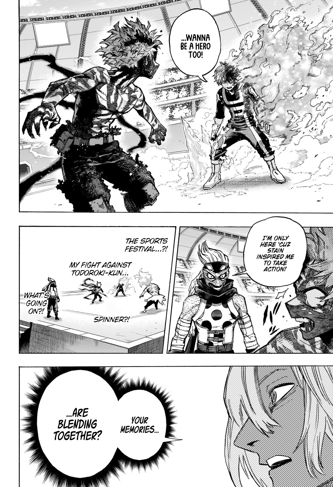 Boku no Hero Academia Chapter 414 page 14 - Chapter 414: Overlay