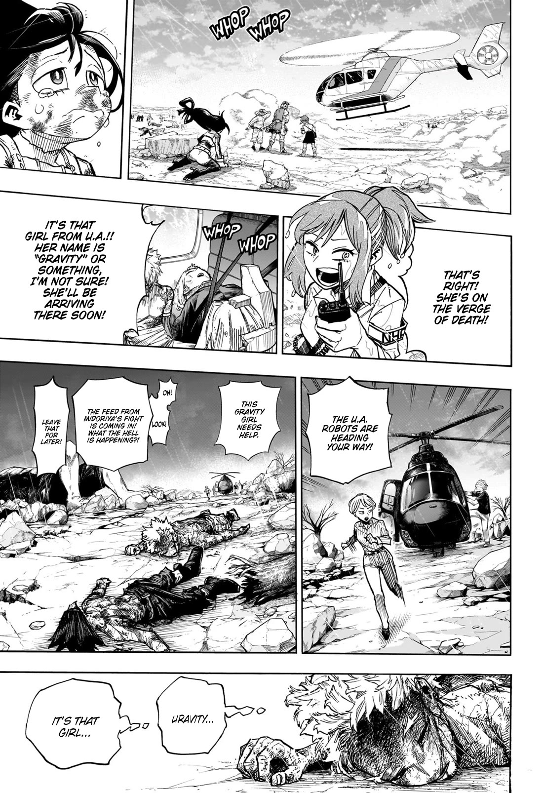 Boku no Hero Academia Chapter 416 page 10 - Chapter 416: Force Your Way Through, Izuku Midoriya!!