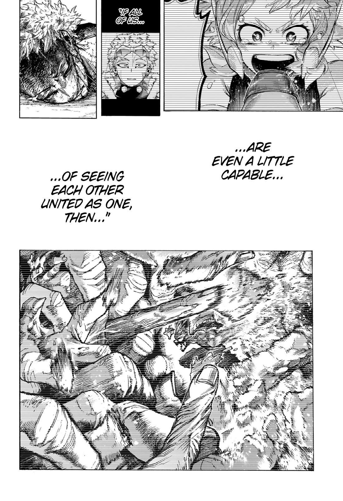 Boku no Hero Academia Chapter 416 page 11 - Chapter 416: Force Your Way Through, Izuku Midoriya!!