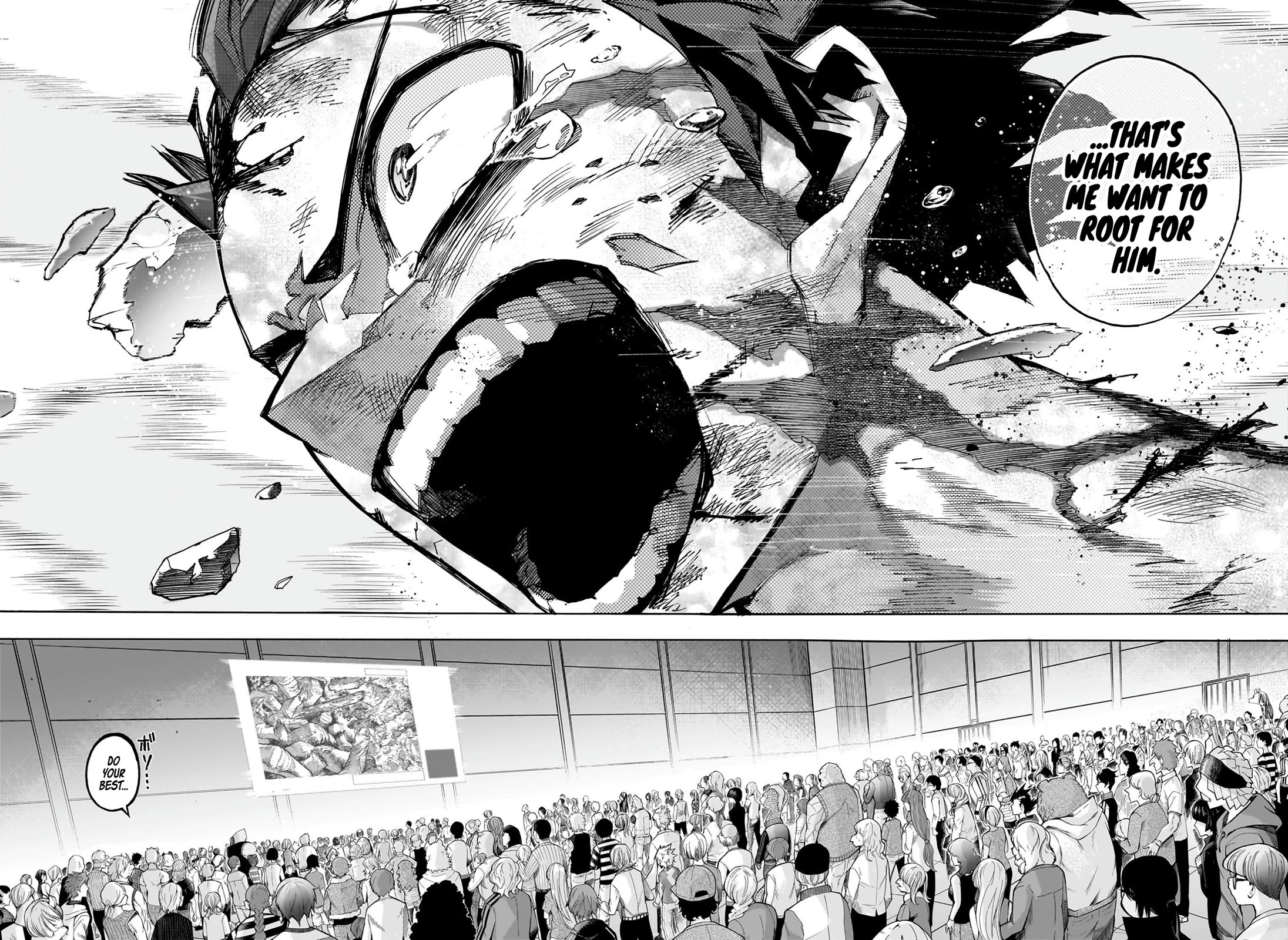 Boku no Hero Academia Chapter 416 page 13 - Chapter 416: Force Your Way Through, Izuku Midoriya!!