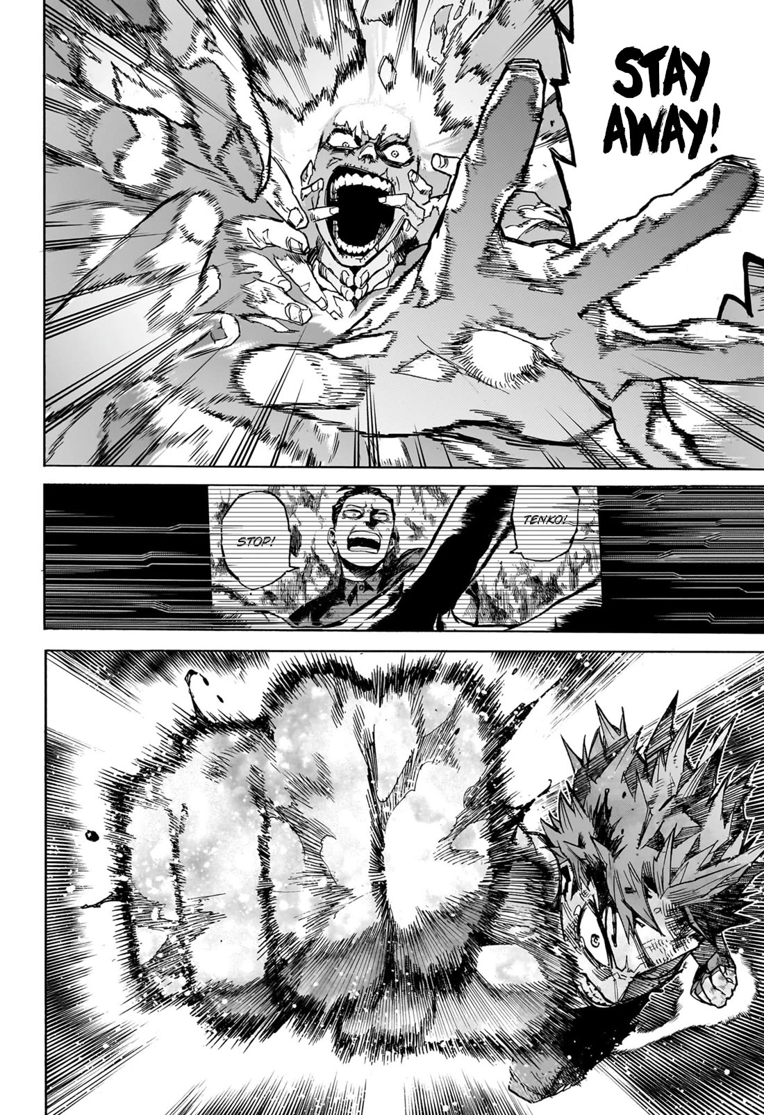 Boku no Hero Academia Chapter 416 page 14 - Chapter 416: Force Your Way Through, Izuku Midoriya!!