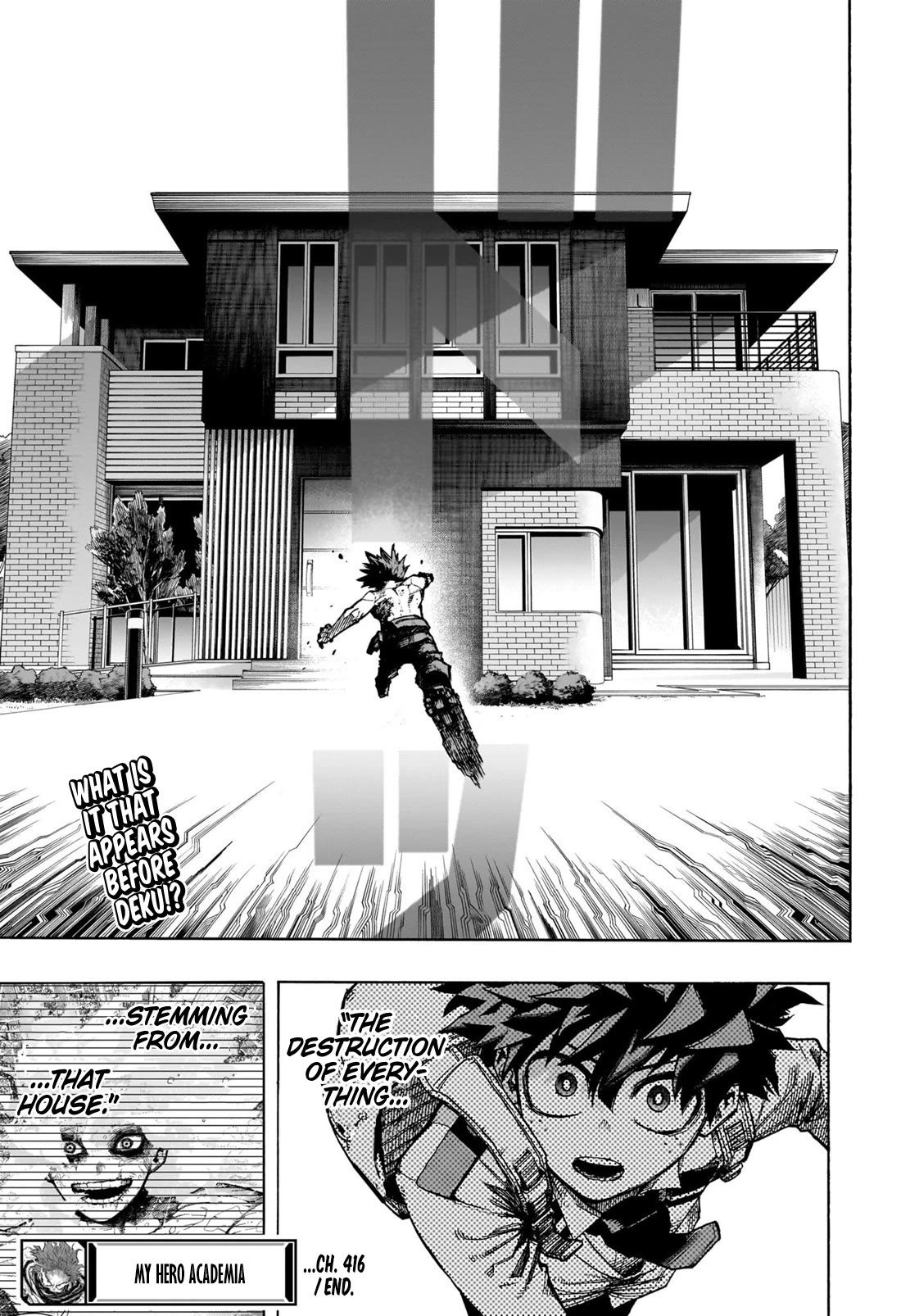 Boku no Hero Academia Chapter 416 page 15 - Chapter 416: Force Your Way Through, Izuku Midoriya!!