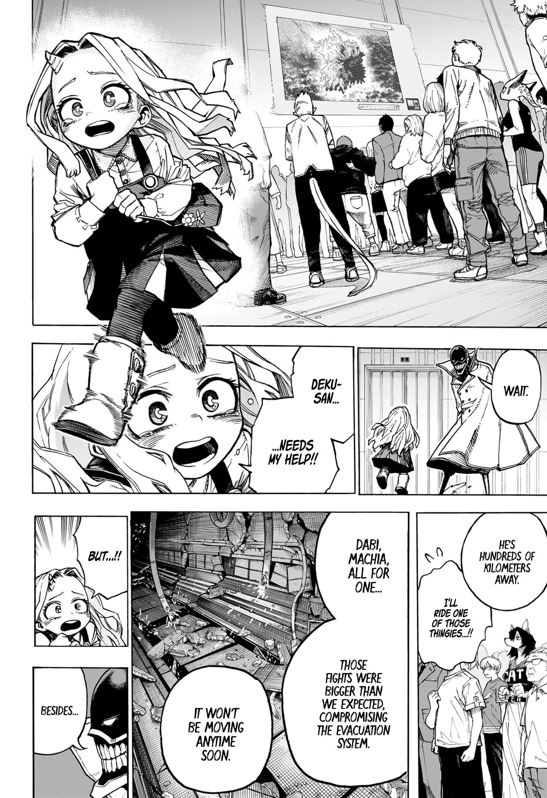 Boku no Hero Academia Chapter 416 page 3 - Chapter 416: Force Your Way Through, Izuku Midoriya!!
