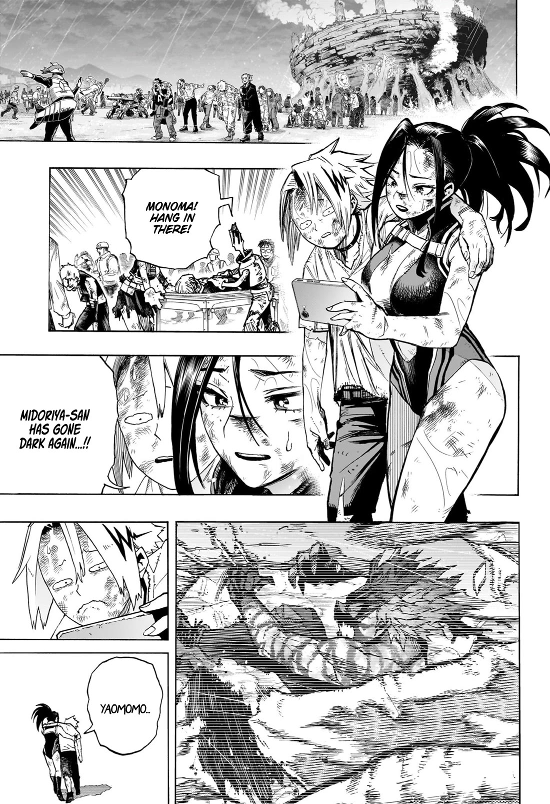 Boku no Hero Academia Chapter 416 page 8 - Chapter 416: Force Your Way Through, Izuku Midoriya!!