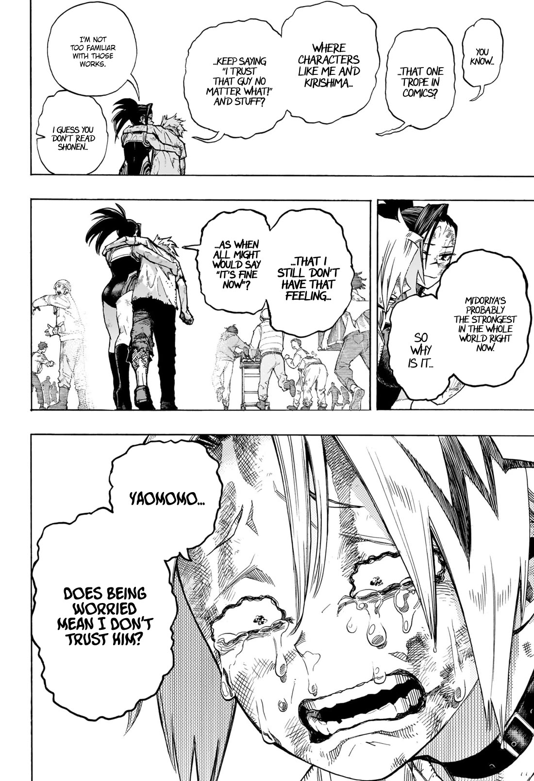 Boku no Hero Academia Chapter 416 page 9 - Chapter 416: Force Your Way Through, Izuku Midoriya!!