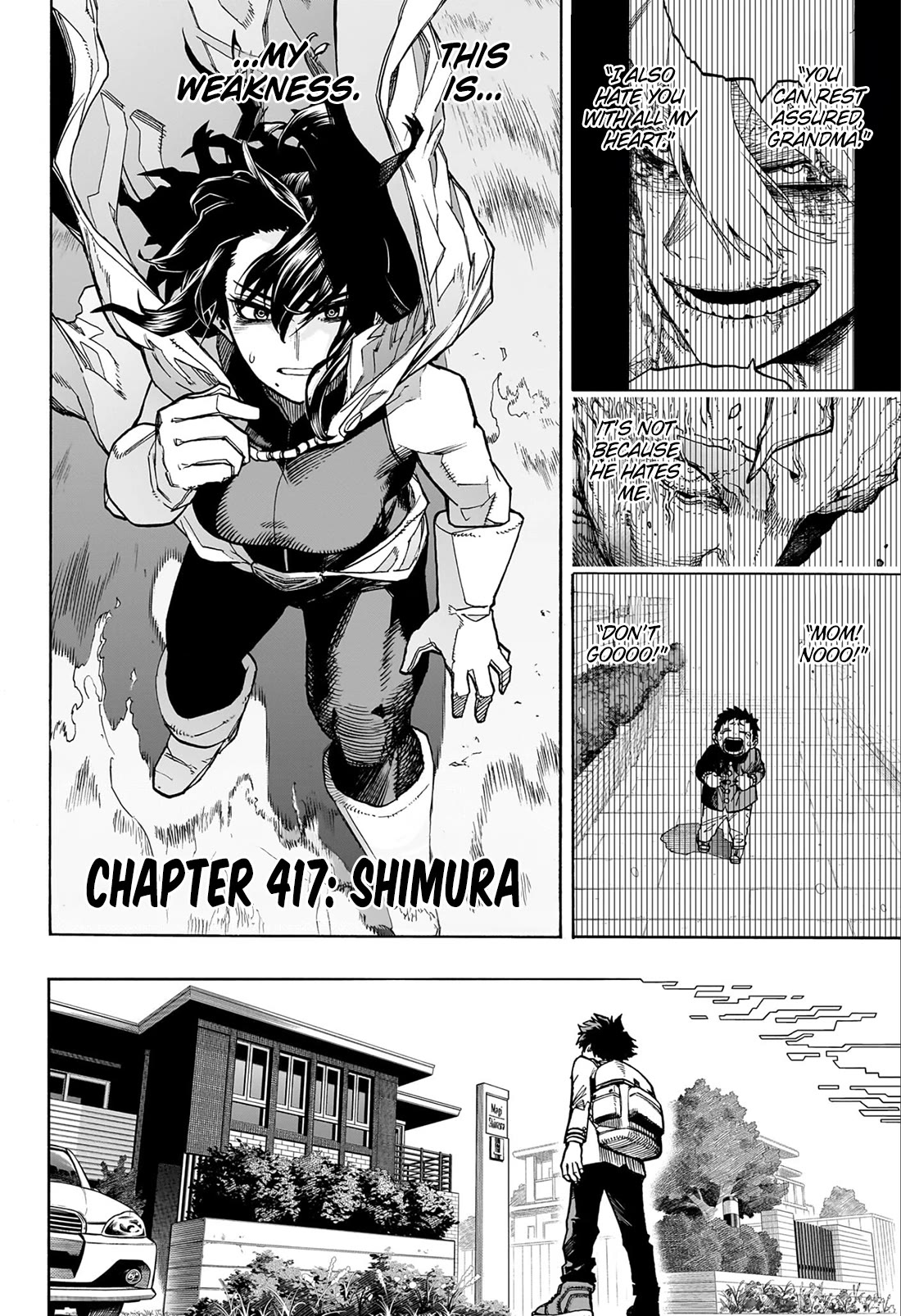Boku no Hero Academia Chapter 417 page 5 - Chapter 417: Shimura