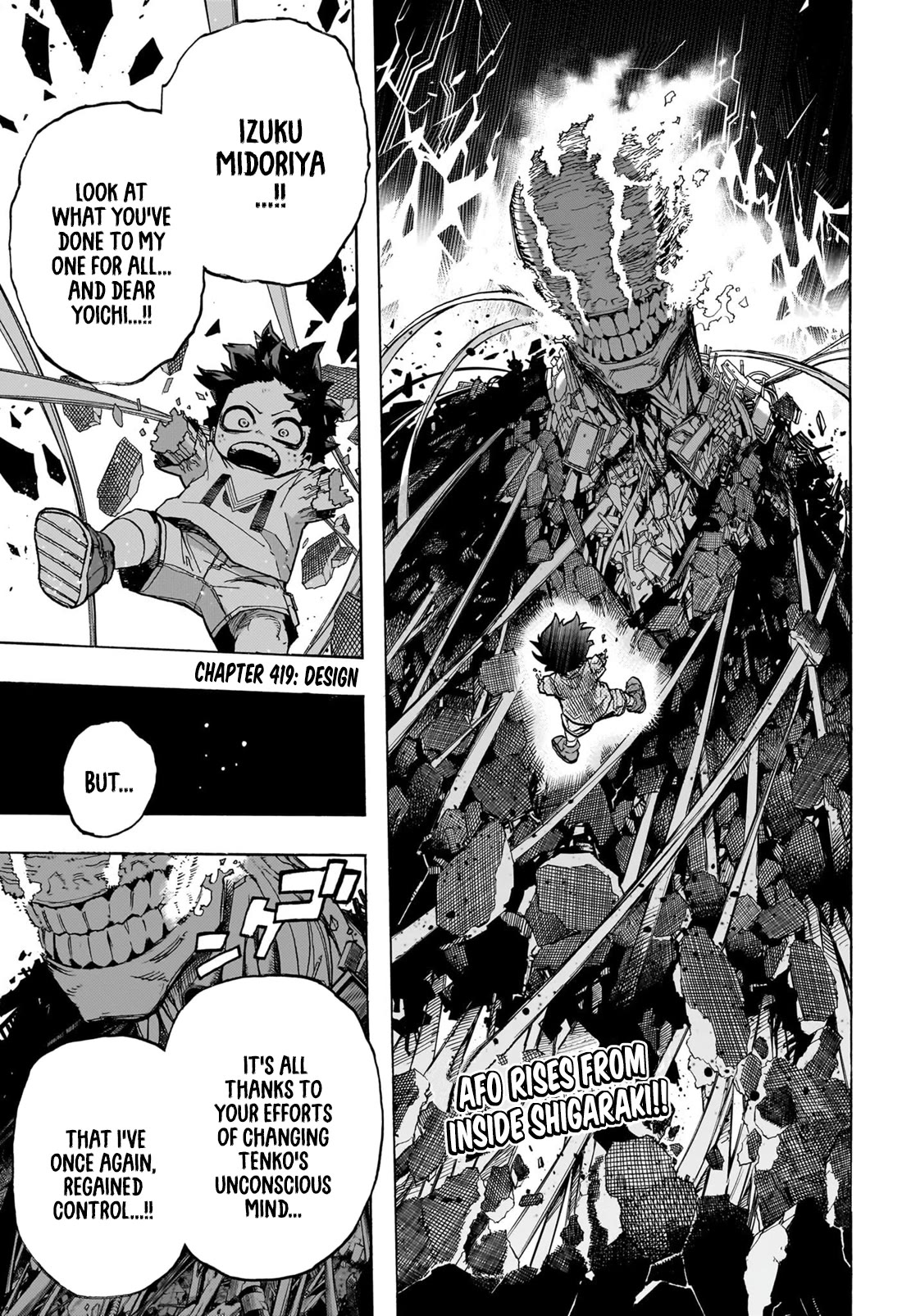 Boku no Hero Academia Chapter 419 page 4 - Chapter 419: Design