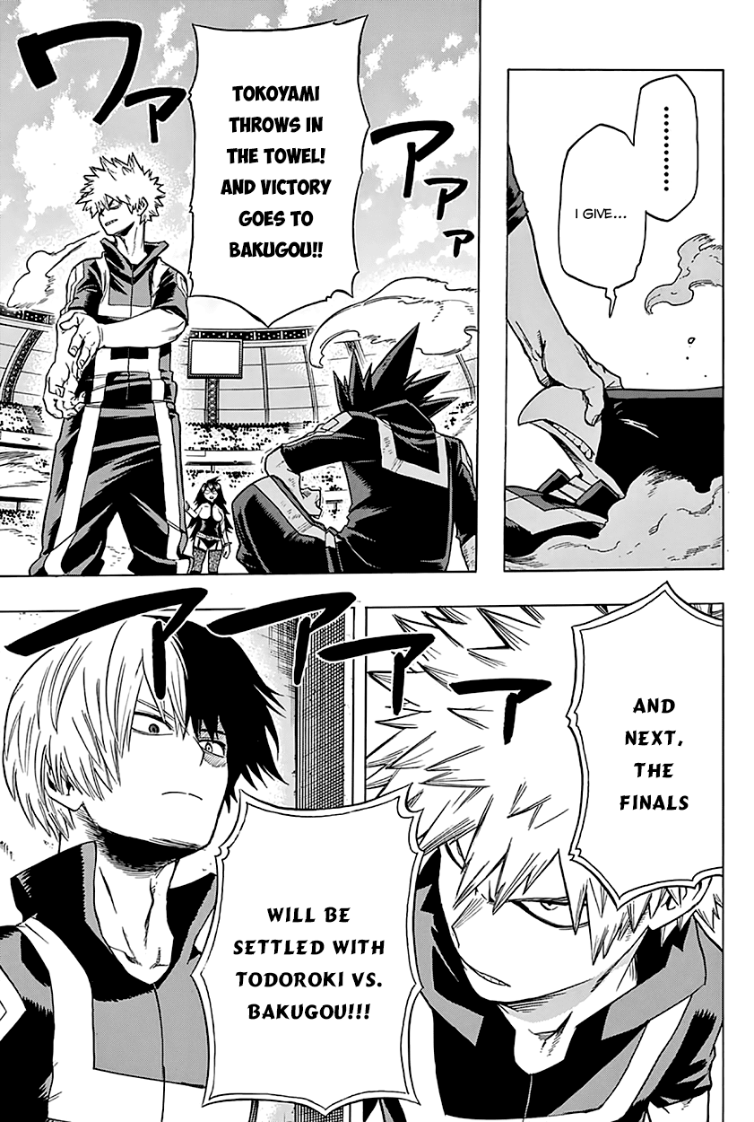 Boku no Hero Academia Chapter 42 page 11 - Chapter 42: Final Bout At Hand