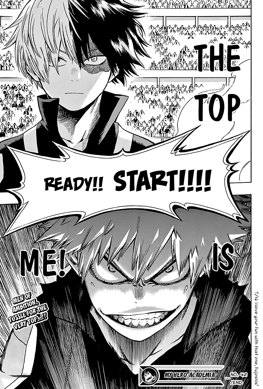 Boku no Hero Academia Chapter 42 page 23 - Chapter 42: Final Bout At Hand