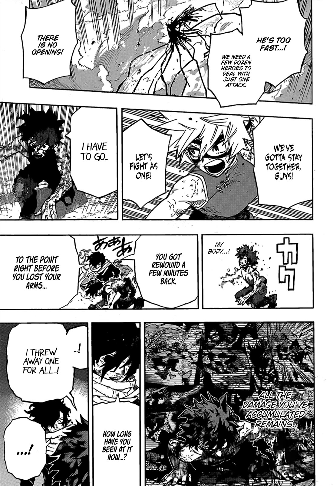 Boku no Hero Academia Chapter 421 page 10 - Chapter 421: We are here