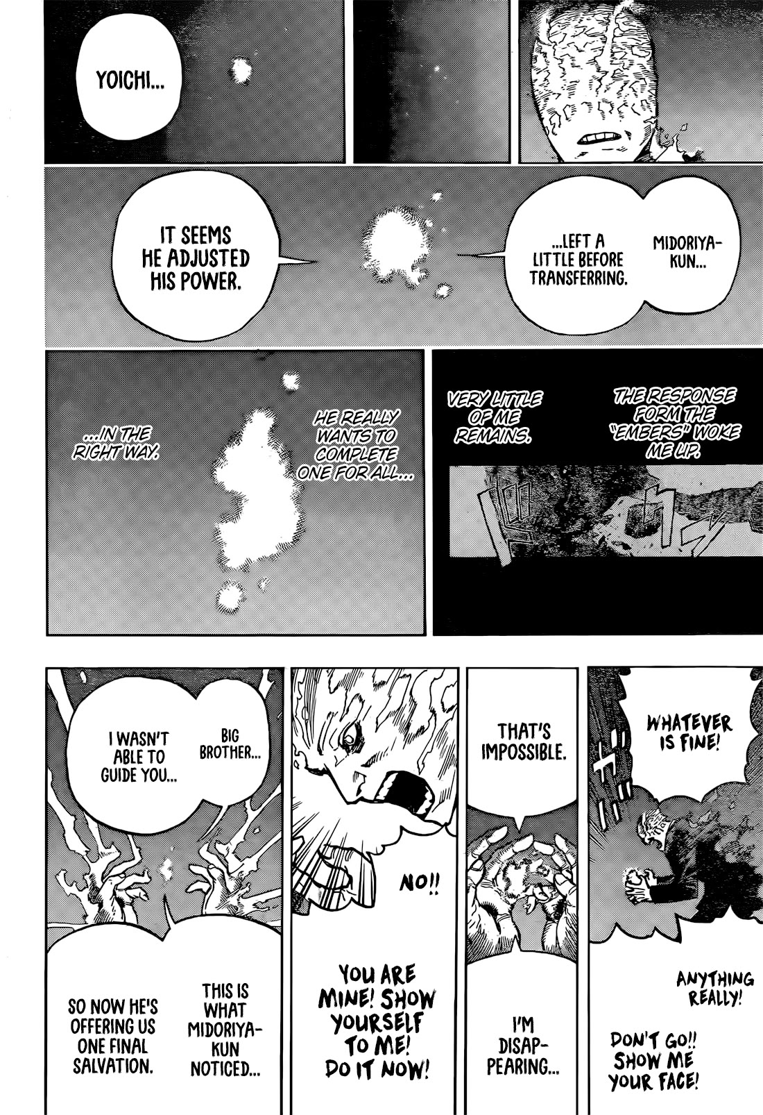 Boku no Hero Academia Chapter 423 page 11 - Chapter 423: One for All vs All for One