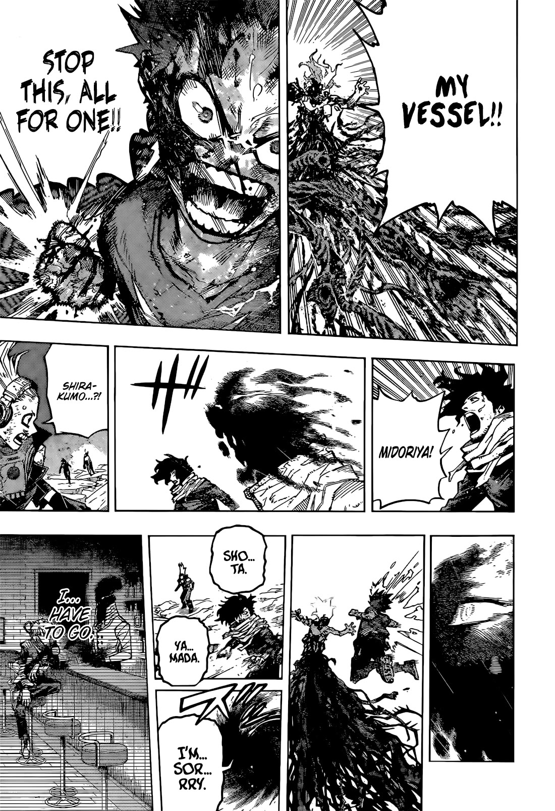 Boku no Hero Academia Chapter 423 page 6 - Chapter 423: One for All vs All for One